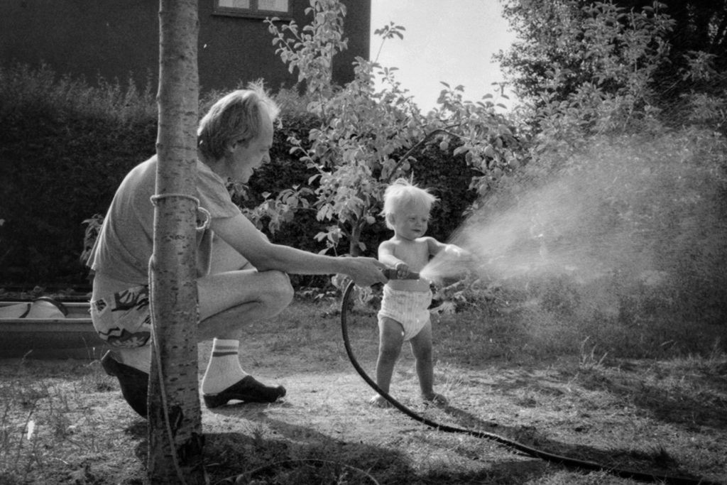 Vandsjov i haven i Lynge